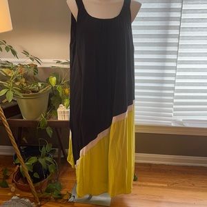 Color block maxi